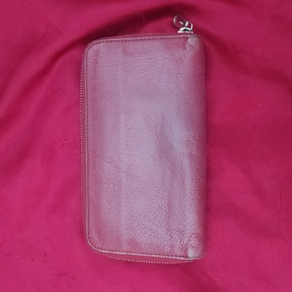 Chloe continental lily bow bordeaux leather wallet - Picture 2 of 8